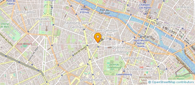 localisation de l'entreprise SYND COPRO DU 53 RUE DU FOUR  PARIS