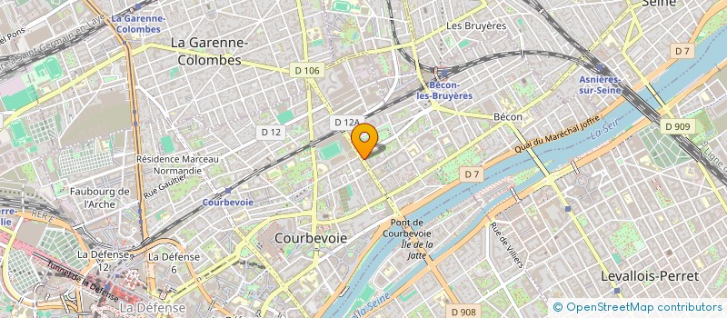 localisation de l'entreprise SYND COPRO DU 56 BD DE VERDUN à COURBEVOIE