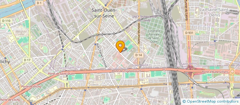 localisation de l'entreprise SYND COPRO DU 57 R ROSIERS à SAINT-OUEN-SUR-SEINE