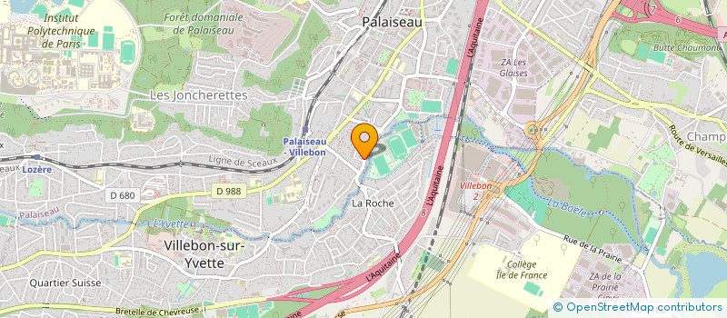 localisation de l'entreprise SYND COPRO DU 58 RUE GEORGE SAND à PALAISEAU