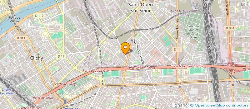 localisation de l'entreprise SYND COPRO DU 59 AV CAPITAINE GLARNER à SAINT-OUEN-SUR-SEINE