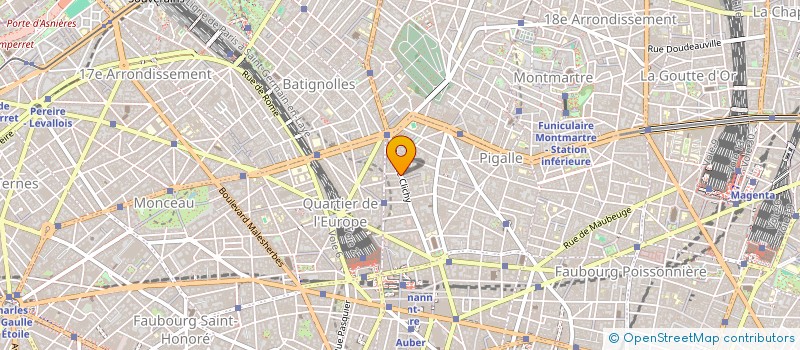 localisation de l'entreprise SYND COPRO DU 59 RUE DE CLICHY  PARIS