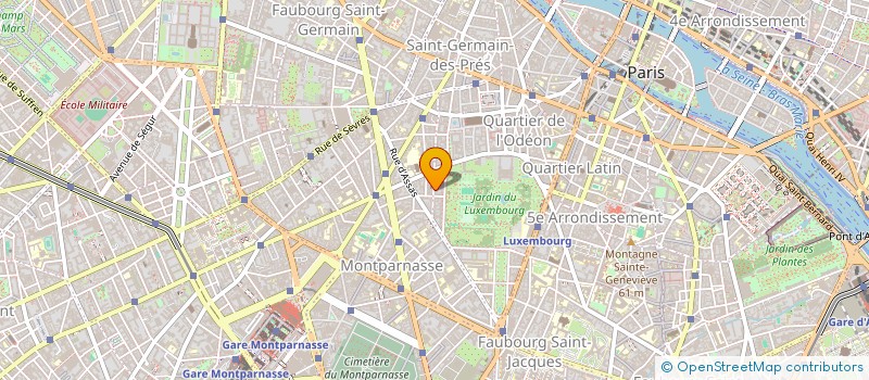 localisation de l'entreprise SYND COPRO DU 61 RUE MADAME 75006 PARIS  PARIS