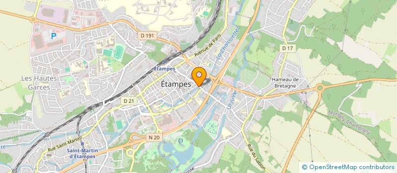 localisation de l'entreprise SYND COPRO DU 62 66 RUE DE LA REPUBLIQUE à ETAMPES
