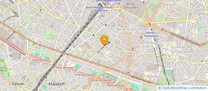 localisation de l'entreprise SYND COPRO DU 62 RUE DIDOT  PARIS