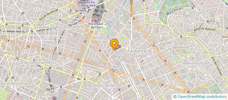 localisation de l'entreprise SYND COPRO DU 63 QU DE VALMY  PARIS