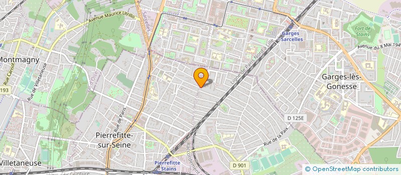 localisation de l'entreprise SYND COPRO DU 66 AU 72 RUE PARMENTIER à STAINS