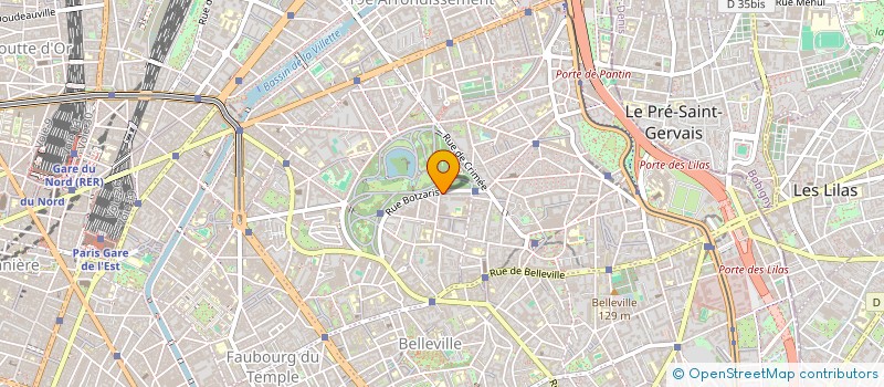 localisation de l'entreprise SYND COPRO DU 66 RUE DE BOTZARIS  PARIS