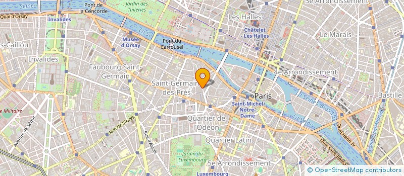 localisation de l'entreprise SYND COPRO DU 66 RUE MAZARINE  PARIS