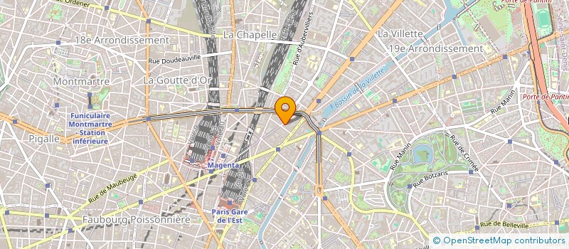 localisation de l'entreprise SYND COPRO DU 68 RUE DE L'AQUEDUC  PARIS