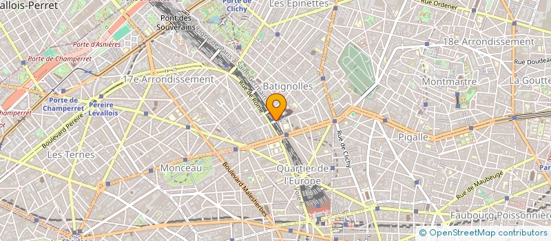 localisation de l'entreprise SYND COPRO DU 68 RUE DES DAMES  PARIS