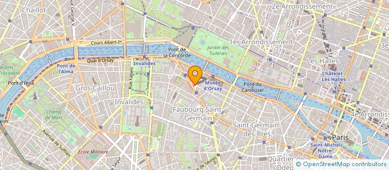 localisation de l'entreprise SYND COPRO DU 69 R. DE L'UNIVERSITE  PARIS