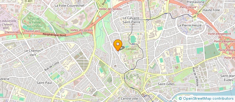 localisation de l'entreprise SYND COPRO DU 7 R DES LAURIERS à CAEN