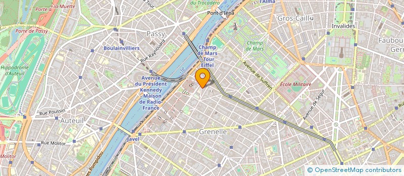 localisation de l'entreprise SYND COPRO DU 7 R SEXTIUS MICHEL  PARIS