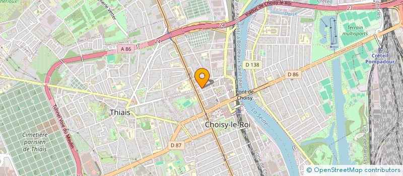 localisation de l'entreprise SYND COPRO DU 7 RUE FRANCHOT à CHOISY-LE-ROI