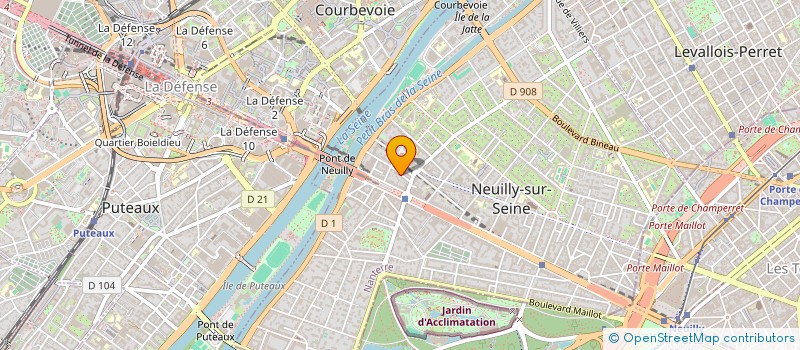 localisation de l'entreprise SYND COPRO DU 7 RUE GARNIER à NEUILLY-SUR-SEINE