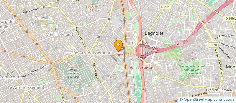 localisation de l'entreprise SYND COPRO DU 7 RUE GEO CHAVEZ  PARIS