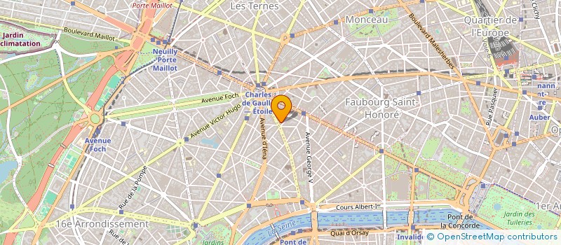 localisation de l'entreprise SYND COPRO DU 70 AVENUE MARCEAU  PARIS