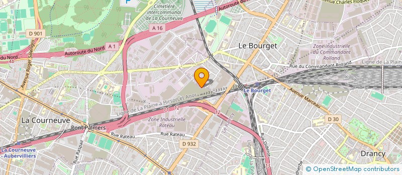 localisation de l'entreprise SYND COPRO DU 70 R DE VERDUN LA COURNEUV à LA COURNEUVE