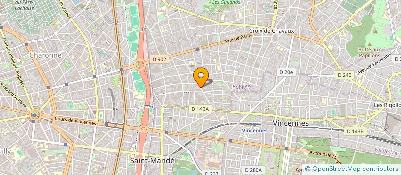 localisation de l'entreprise SYND COPRO DU 71 RUE ROBESPIERRE à MONTREUIL