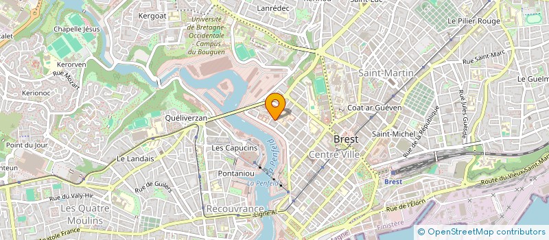 localisation de l'entreprise SYND COPRO DU 72 RUE DE LYON à BREST