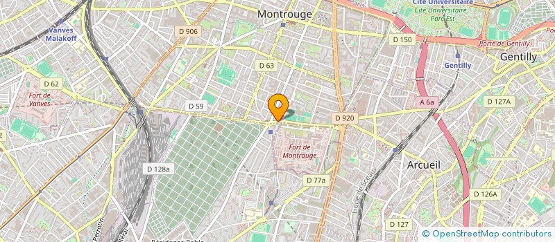 localisation de l'entreprise SYND COPRO DU 74-76 AV MAX DORMOY  MONTROUGE