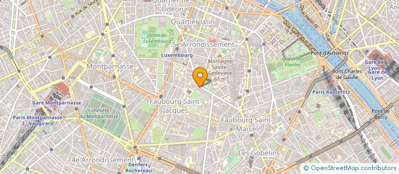 localisation de l'entreprise SYND COPRO DU 75 RUE CLAUDE BERNARD  PARIS