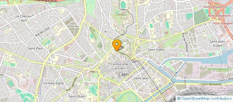 localisation de l'entreprise SYND COPRO DU 77 R DE GEOLE à CAEN