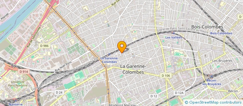 localisation de l'entreprise SYND COPRO DU 77 RUE MEDERIC à LA GARENNE-COLOMBES