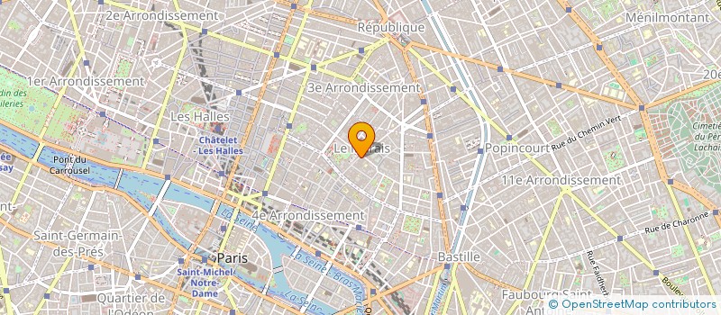 localisation de l'entreprise SYND COPRO DU 78 RUE VIEILLE DU TEMPLE  PARIS