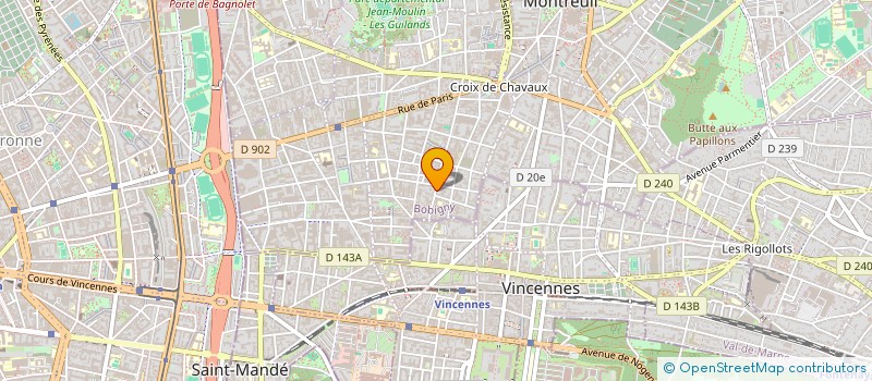 localisation de l'entreprise SYND COPRO DU 79 RUE EDOUARD VAILLANT à MONTREUIL