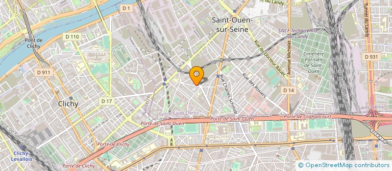 localisation de l'entreprise SYND COPRO DU 8 RUE PALOUZIE à SAINT-OUEN-SUR-SEINE