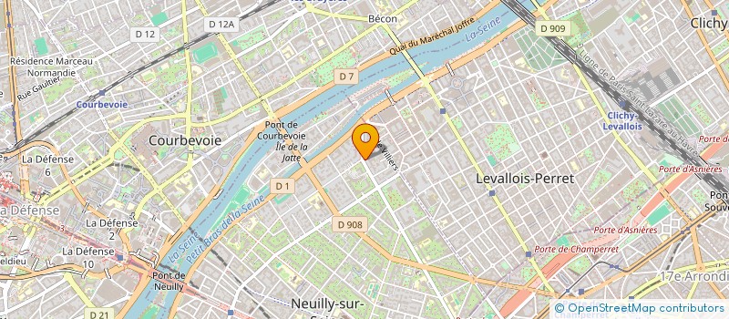 localisation de l'entreprise SYND COPRO DU 80 84 BLD V.HUGO à NEUILLY-SUR-SEINE