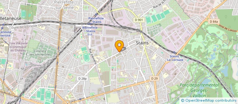 localisation de l'entreprise SYND COPRO DU 80 R JEAN DURAND à STAINS
