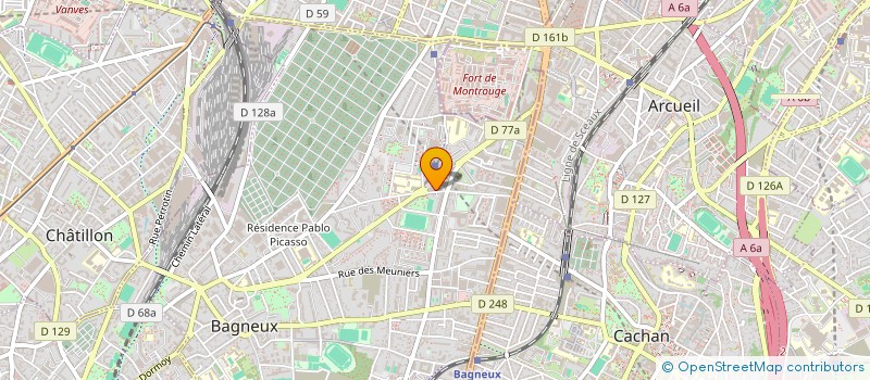 localisation de l'entreprise SYND COPRO DU 83 RUE DE VERDUN à BAGNEUX
