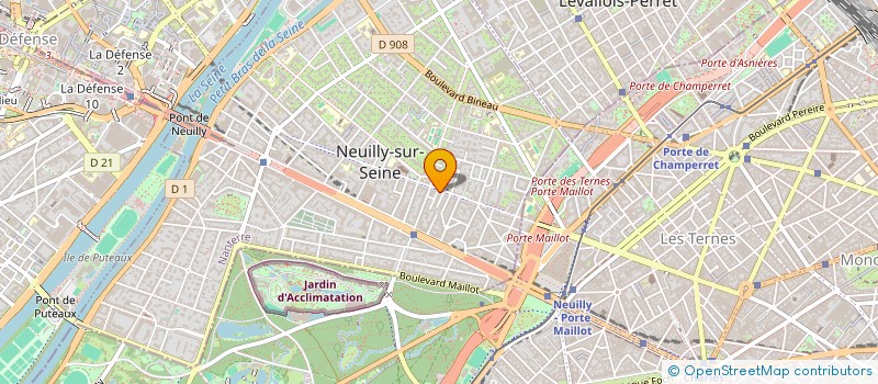 localisation de l'entreprise SYND COPRO DU 85 AV DU ROULE à NEUILLY-SUR-SEINE