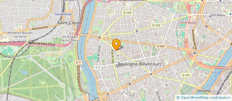 localisation de l'entreprise SYND COPRO DU 85 AVE ANDRE MORIZET à BOULOGNE-BILLANCOURT