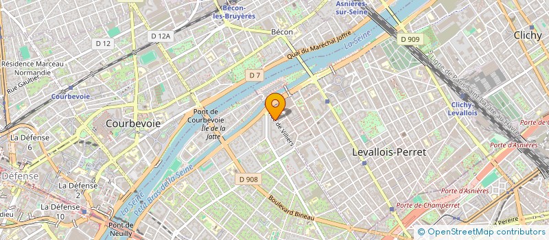 localisation de l'entreprise SYND COPRO DU 85 RUE DE VILLIERS à NEUILLY-SUR-SEINE