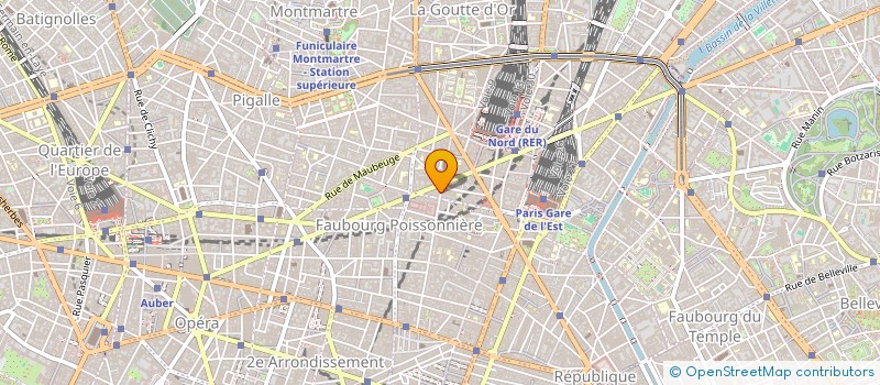 localisation de l'entreprise SYND COPRO DU 89 RUE D'HAUTEVILLE  PARIS