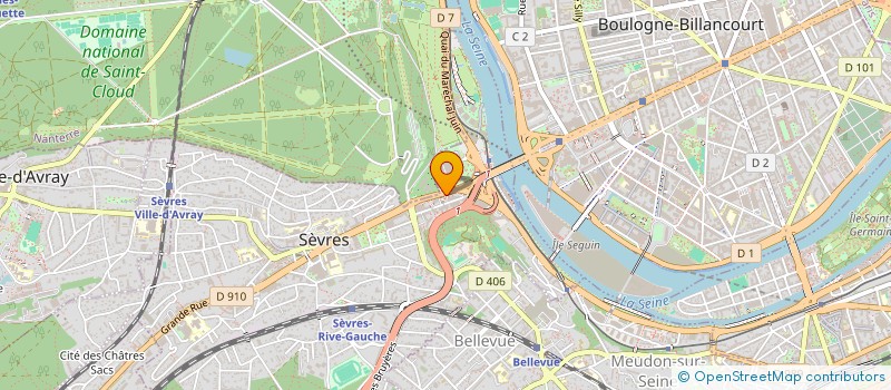 localisation de l'entreprise SYND COPRO DU 9 GRANDE RUE à SEVRES