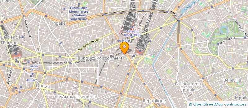 localisation de l'entreprise SYND COPRO DU 9 RUE DE CHABROL  PARIS