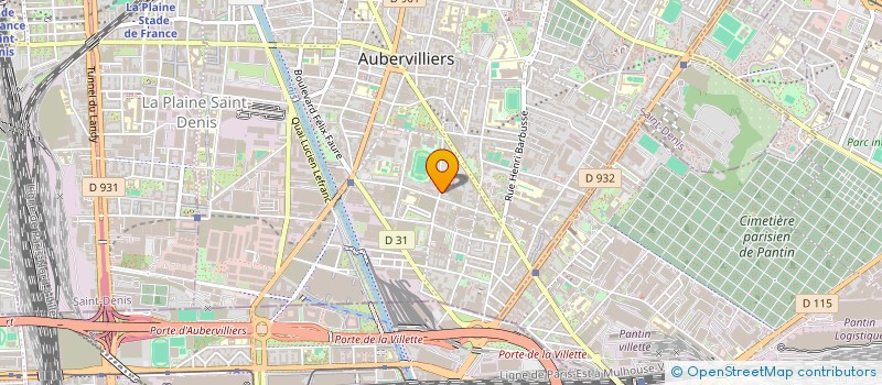 localisation de l'entreprise SYND COPRO DU 90 R ANDRE KARMAN  AUBERVILLIERS