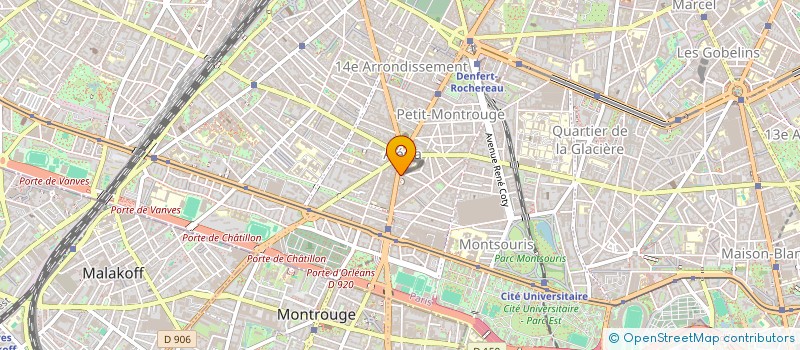 localisation de l'entreprise SYND COPRO DU 91 AV DU GENERAL LECLERC  PARIS