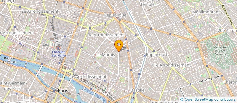 localisation de l'entreprise SYND COPRO DU 93 RUE TURENNE  PARIS