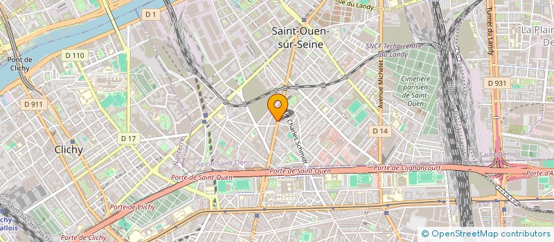 localisation de l'entreprise SYND COPRO DU 98 AV GABRIEL PERI à SAINT-OUEN-SUR-SEINE