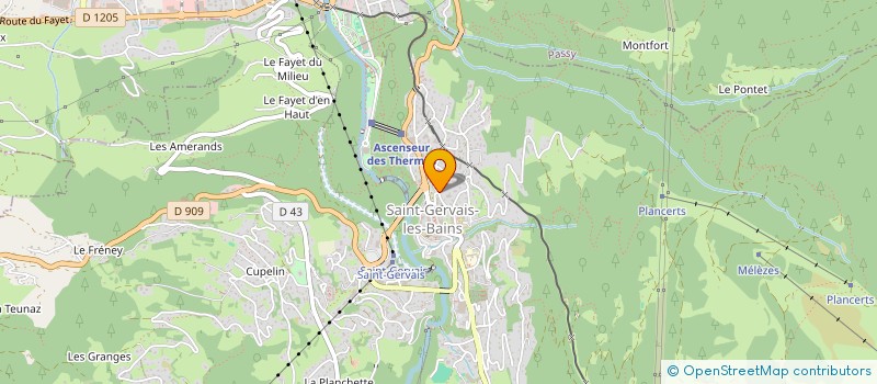 localisation de l'entreprise SYND COPRO DU BEL ALP  SAINT-GERVAIS-LES-BAINS