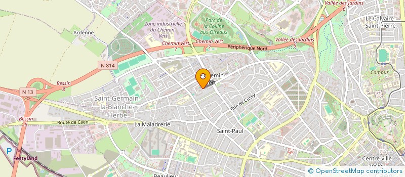 localisation de l'entreprise SYND COPRO DU CHEMIN VERT à CAEN