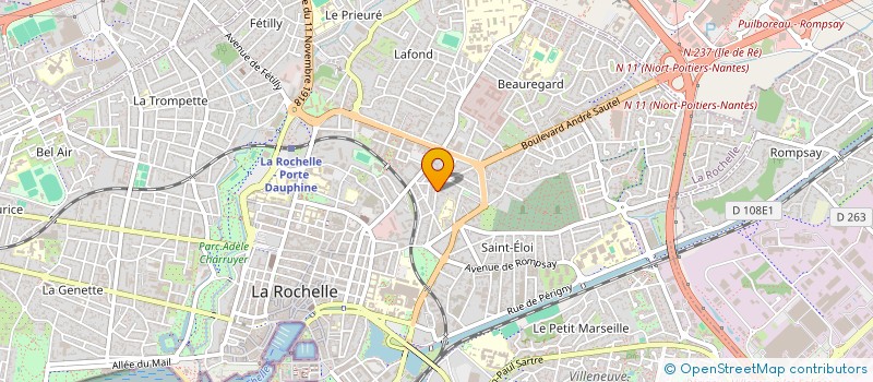 localisation de l'entreprise SYND COPRO DU CHEMIN VERT  LA ROCHELLE