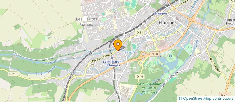 localisation de l'entreprise SYND COPRO DU CLOS SAINT MARTIN à ETAMPES