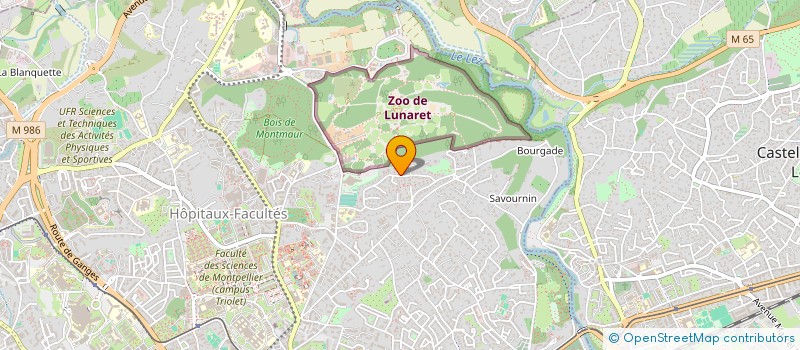 localisation de l'entreprise SYND COPRO DU COTEAU BOISE à MONTPELLIER